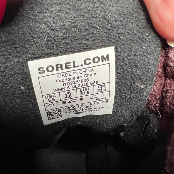 Sorel Slimpack II Lace Redwood Boots Style 2348-628 Size 6.5 - Picture 9 of 9